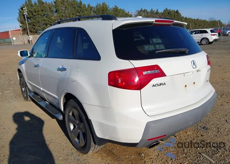 2008 Acura Mdx Sport Package z USA, uszkodzony, nr VIN 2HNYD28878H518637